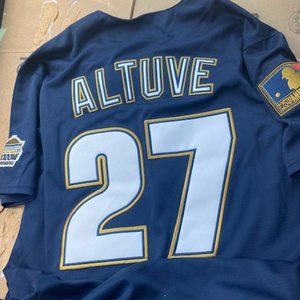 Astros jersey Jose Altuve Retro 90s navy Mens New